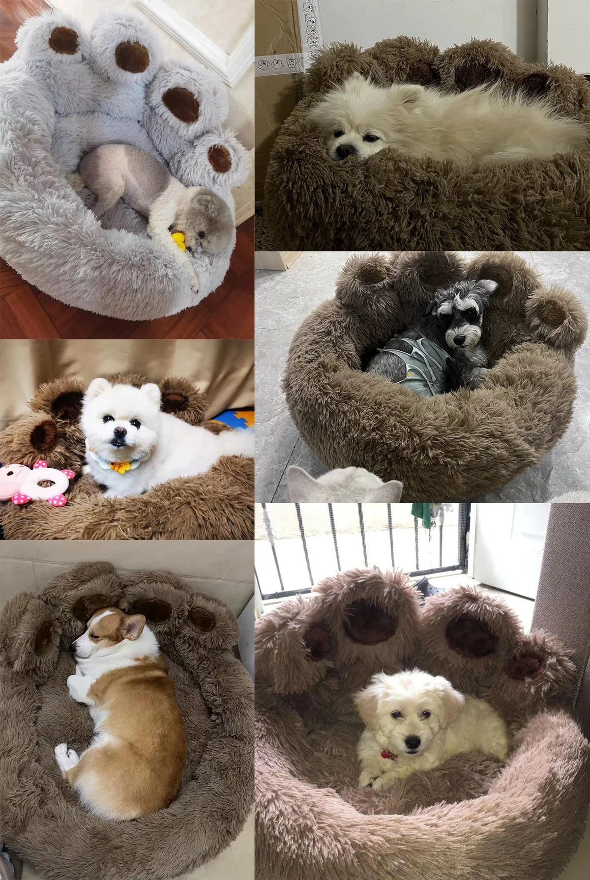 Winter Warm Small Dog Sofa Bed – Plush Pet Bed Mat – alternate view 13