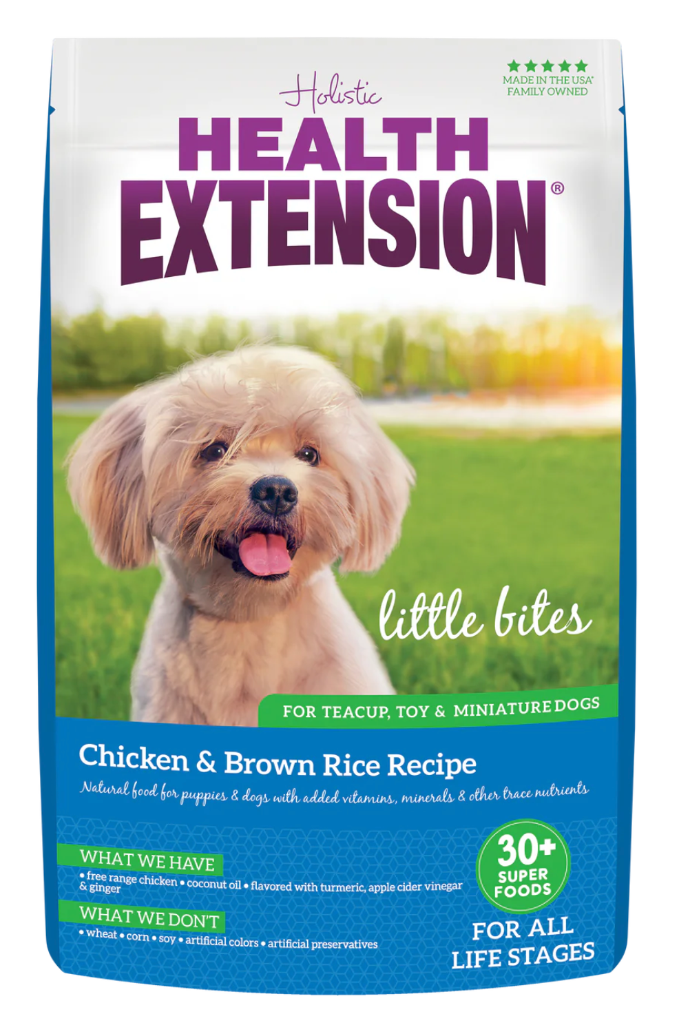 Health Extension Little Bites Dog Food – Chicken – front view