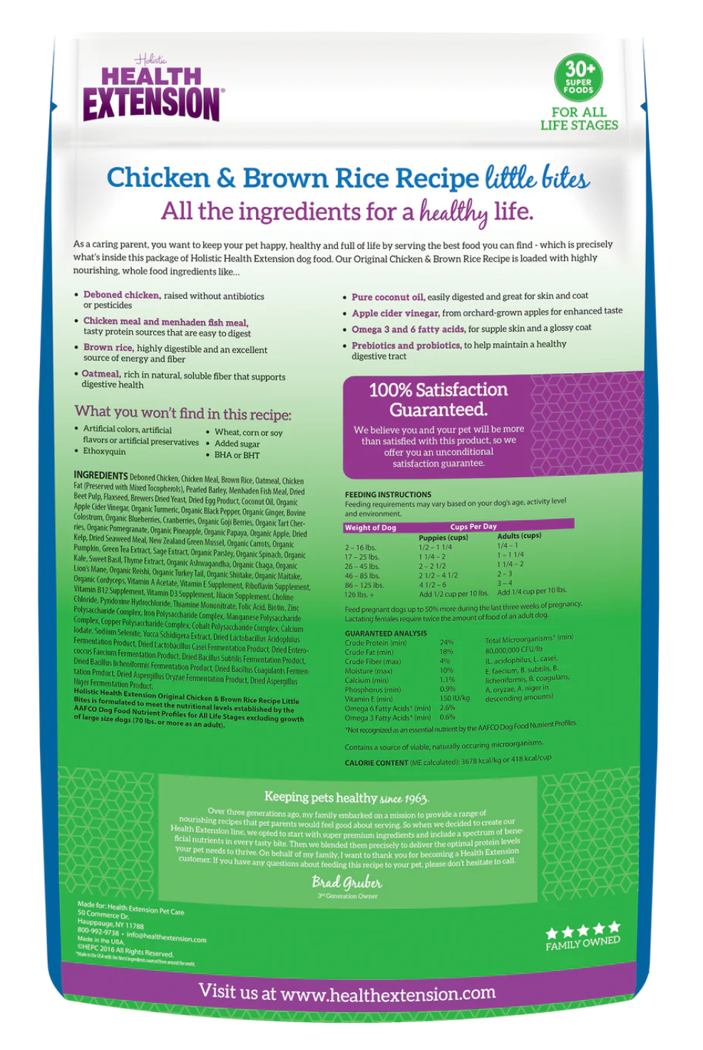 Health Extension Little Bites Dog Food – Chicken – alternate view 1