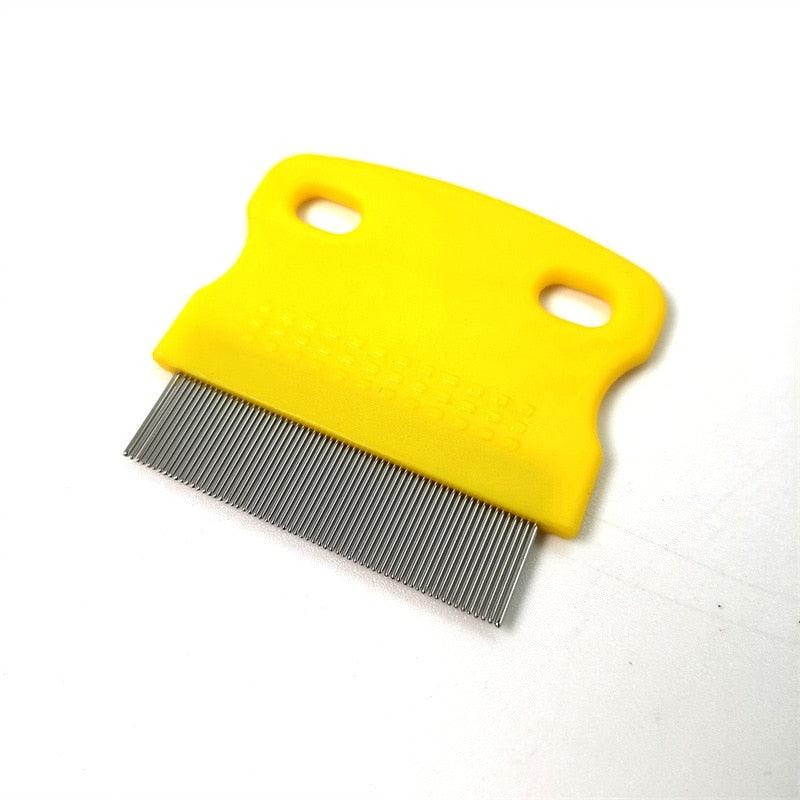Stainless Steel Fine-Tooth Flea Comb – Dog & Cat Grooming – alternate view 4