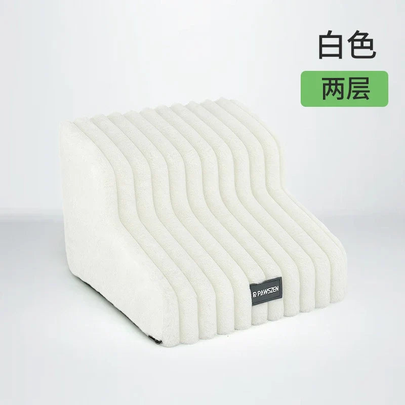 Non-Slip Pet Stairs with 35° Slope Ramp – High Resilience Sponge Steps – alternate view 3