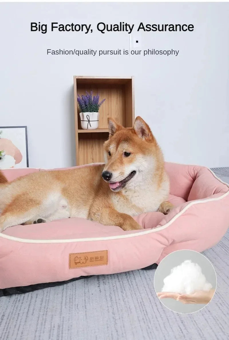 Big Fluffy Dog Sofa Bed – Small Breeds, Cozy Cushion – alternate view 13