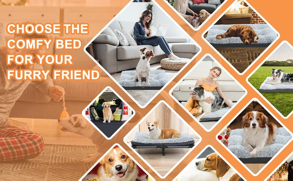 Fluffy Dog Bed – Plush Sofa Pet Bed Mat – alternate view 12