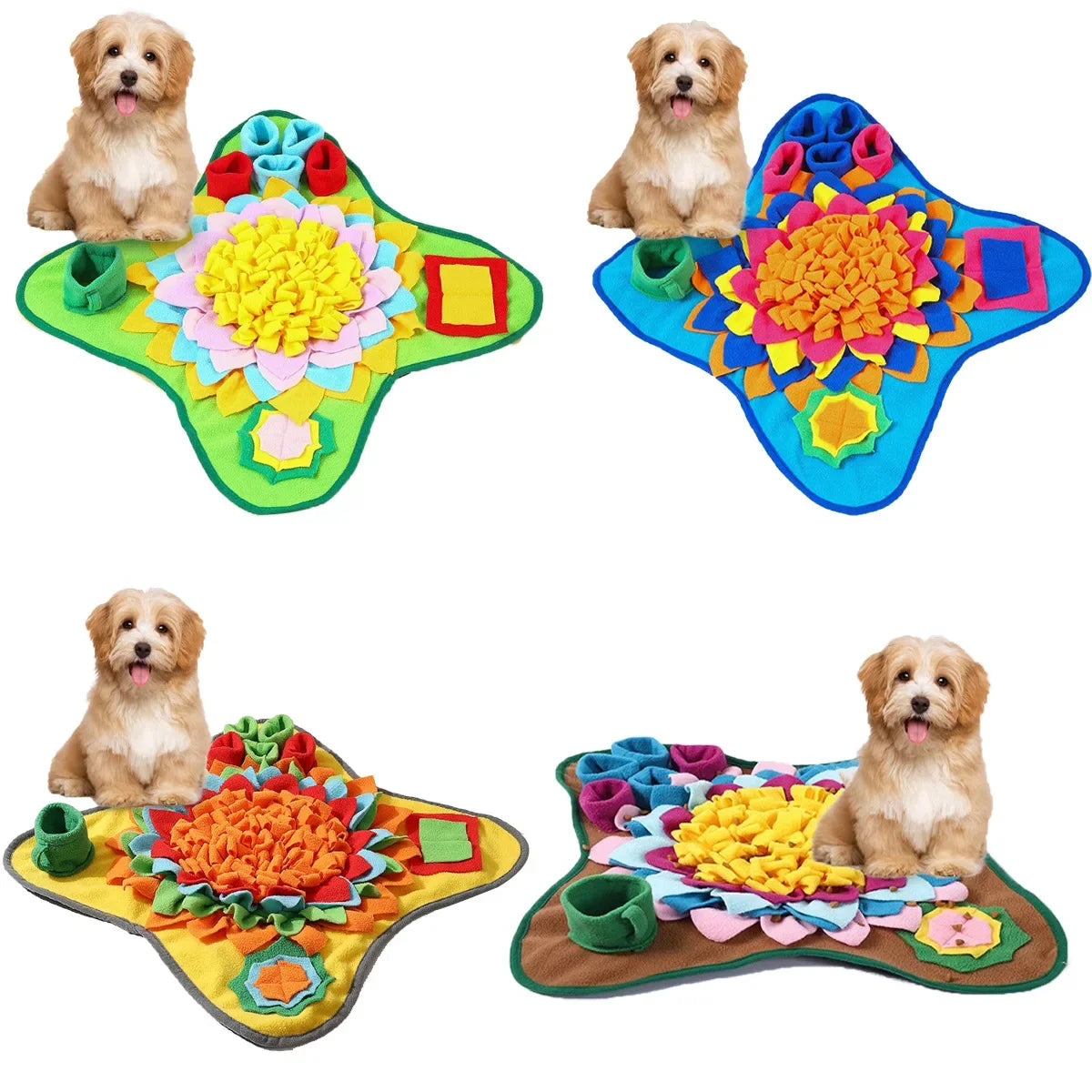 Dog Snuffle Mat Interactive Feeding Puzzle for Training and Enrichment – alternate view 2