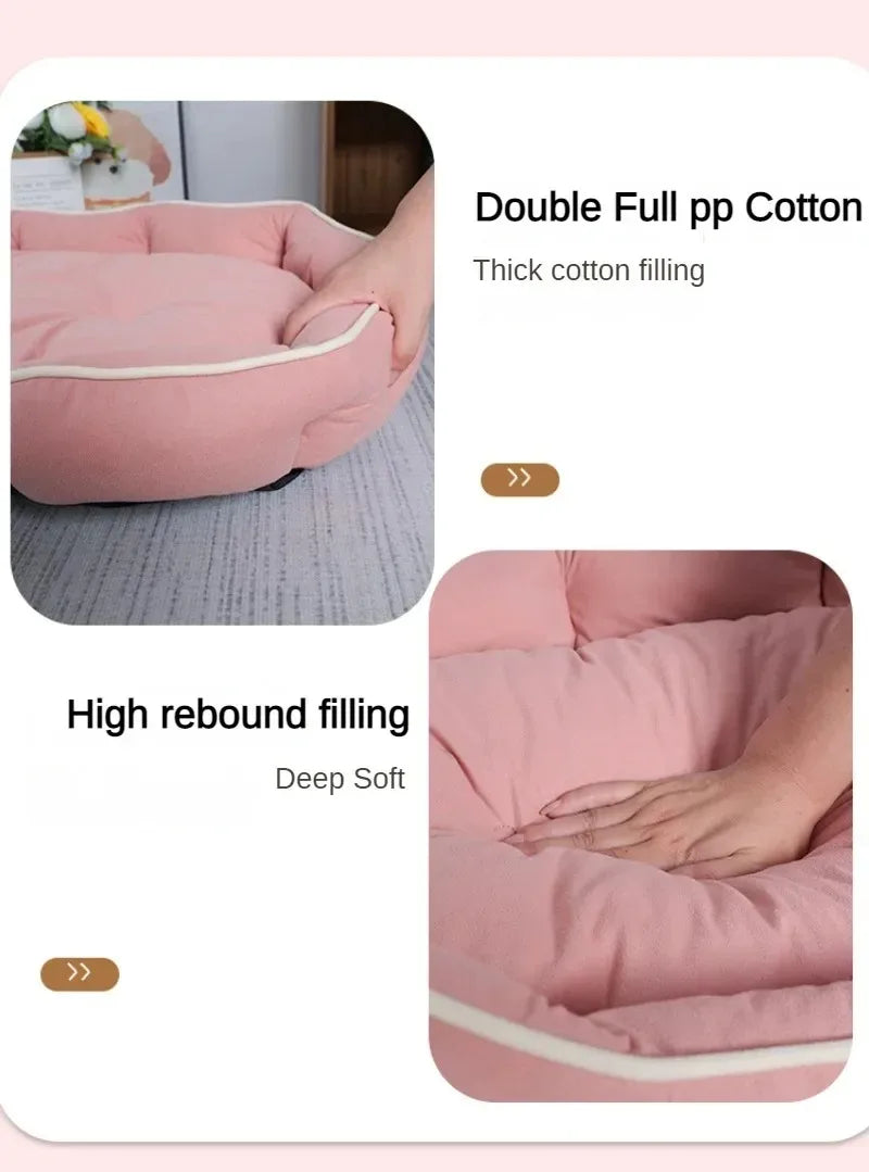 Big Fluffy Dog Sofa Bed – Small Breeds, Cozy Cushion – alternate view 15