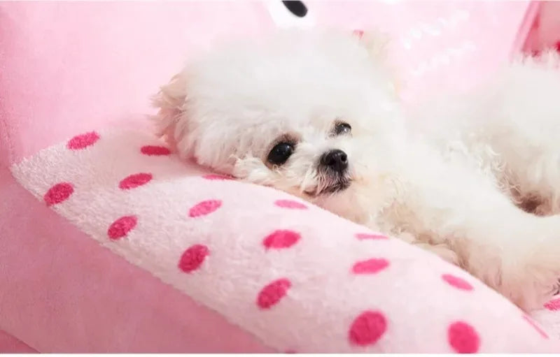 Large Fluffy Dog Sofa Bed – Cozy Cushion Pet Bed Mat – alternate view 14