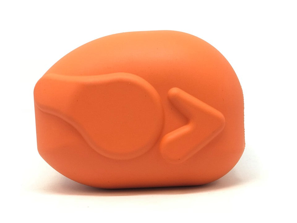 SodaPup Roasted Turkey orange rubber treat dispenser dog toy – photo 9 of 10