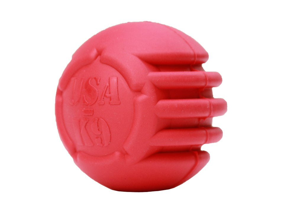 USA-K9 Stars and Stripes red rubber dental ball dog toy – photo 6 of 10