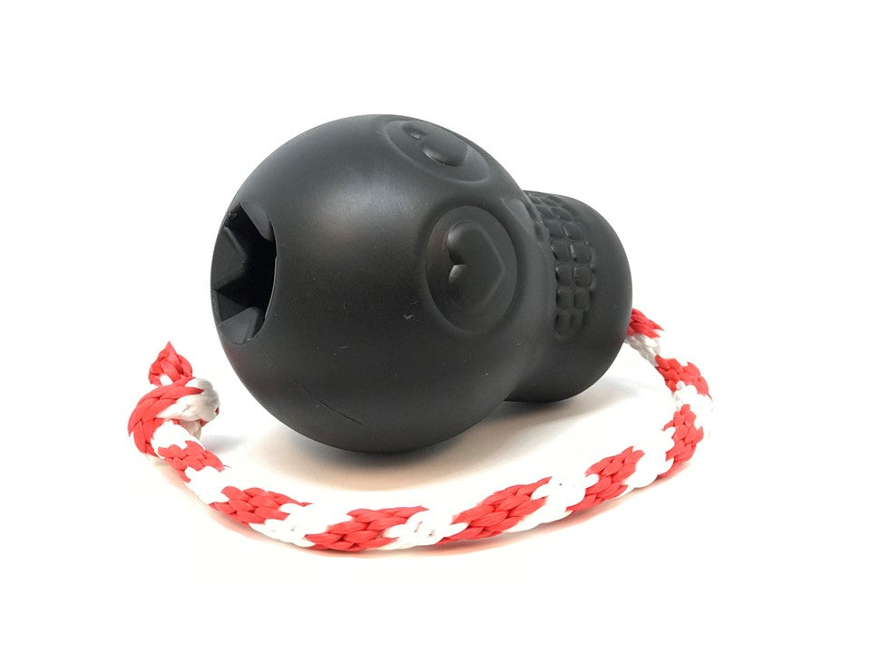 USA-K9 Magnum Skull black rubber chew toy for dogs – photo 6 of 8