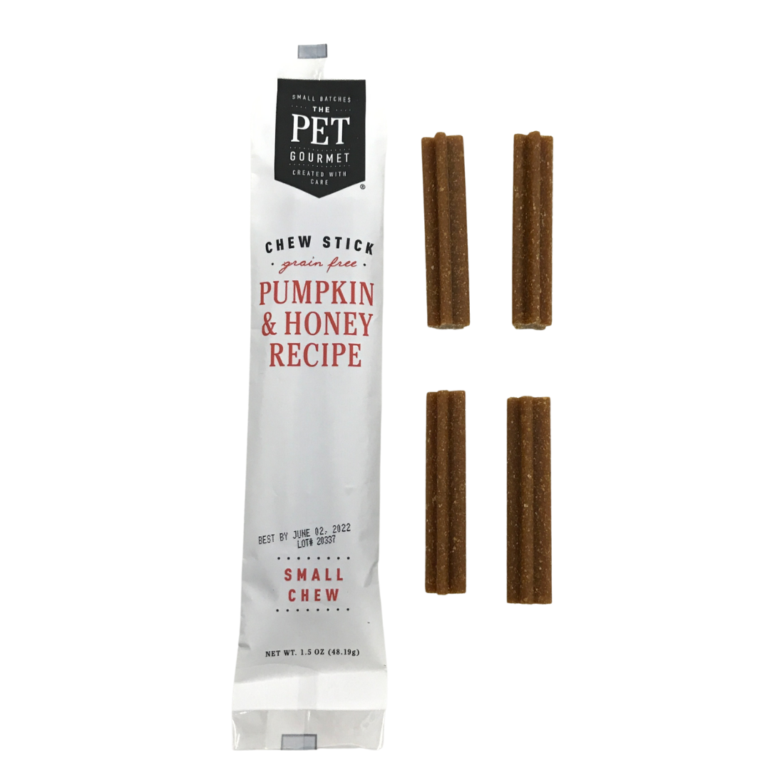 Pumpkin  Honey Gourmet Chew Sticks for Dogs, alternate view