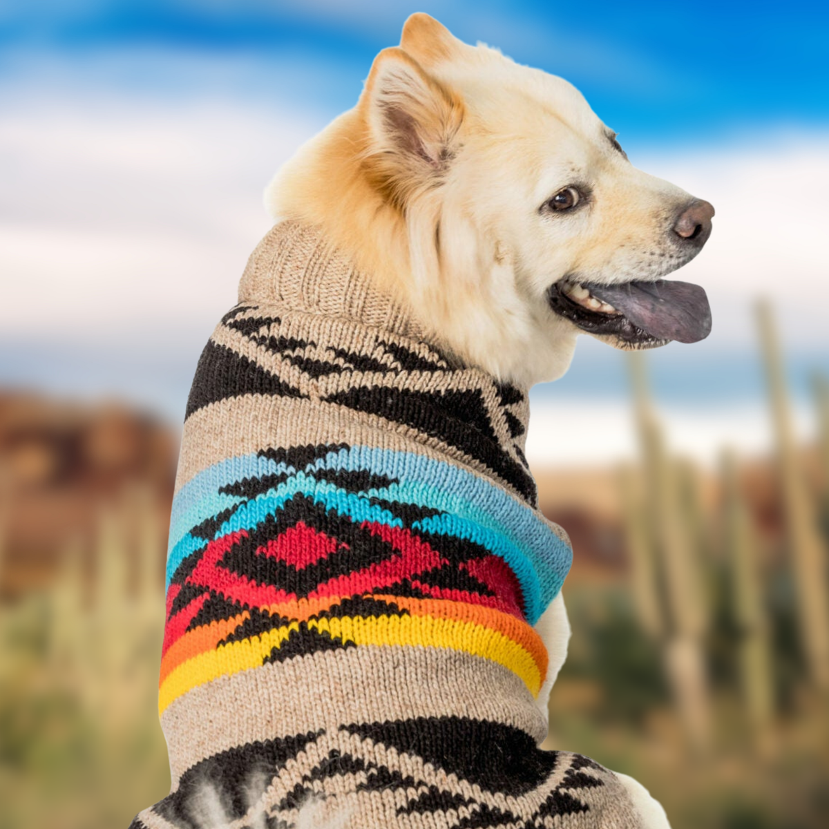 Painted Desert Dog Sweater Arizona Canyon Colors – photo 5 of 7