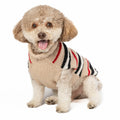 Bentley Alpaca Stripe Dog Sweater Blue and White with Leash Slit – photo 1 of 5