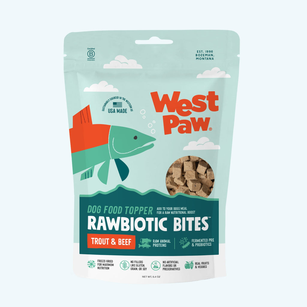 Trout & Beef Dog Food Topper – front view