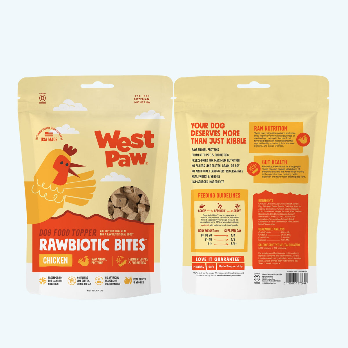 Chicken Dog Food Topper – Rawbiotic Bites – alternate view 1