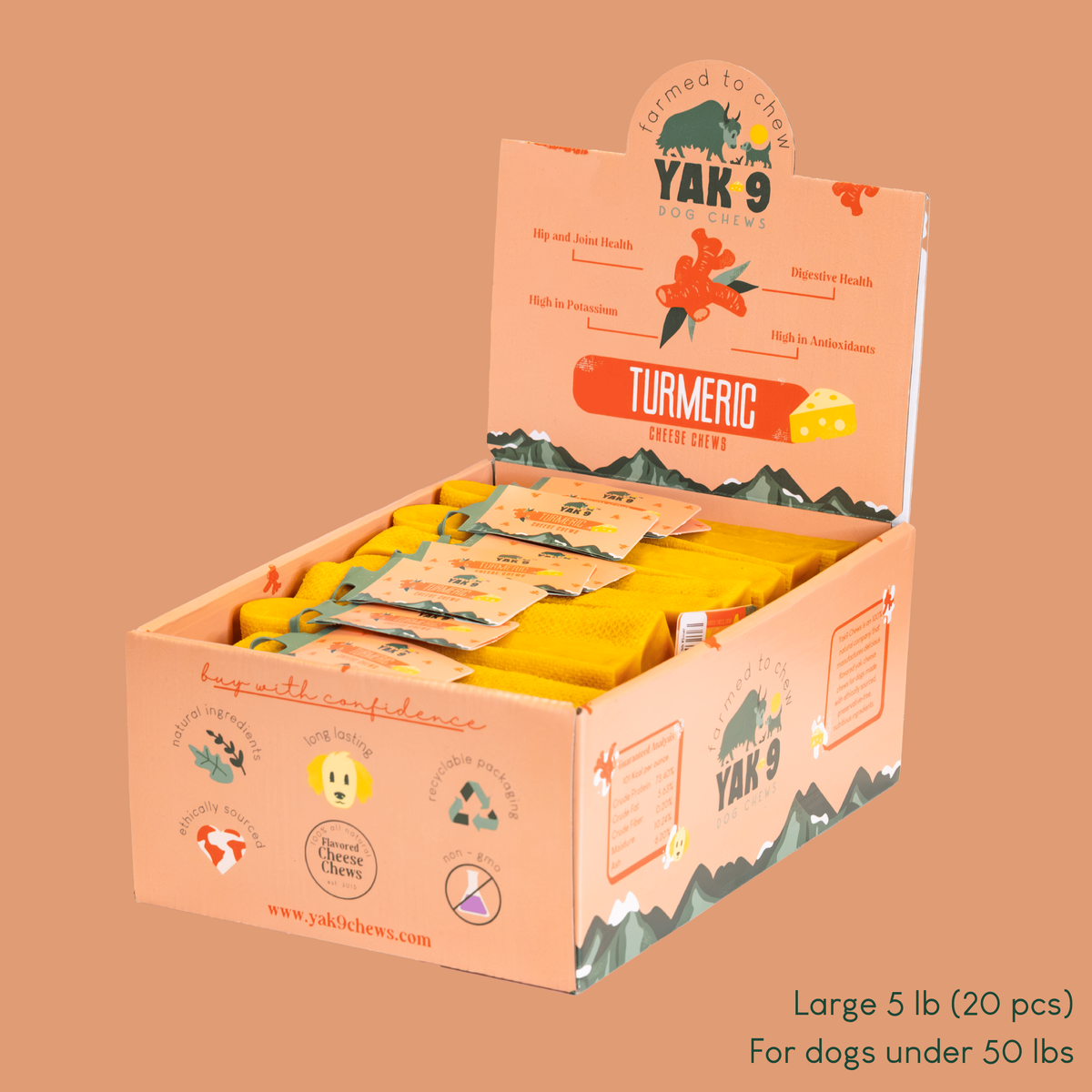 Turmeric Yak Milk Chews for Dogs – alternate view 12