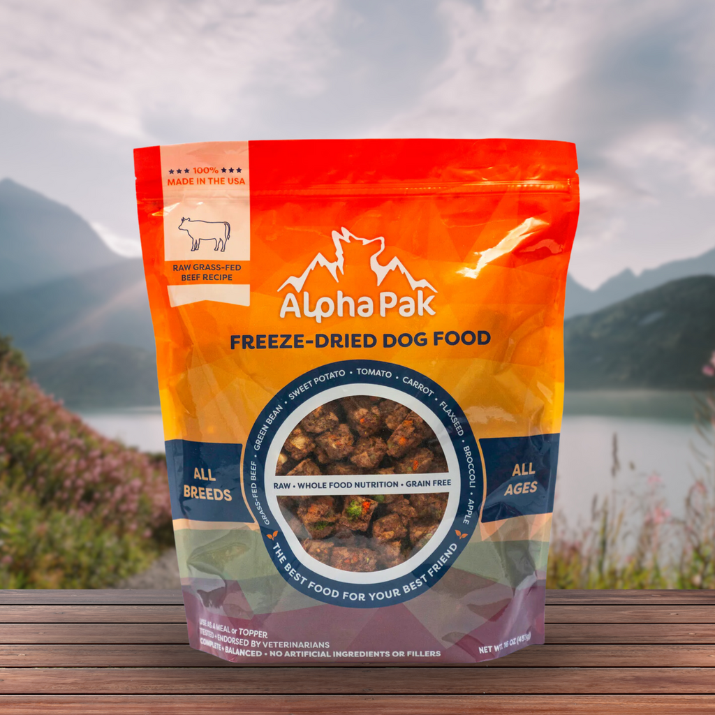 Freeze-Dried Raw Beef Dog Food – Single Ingredient – front view