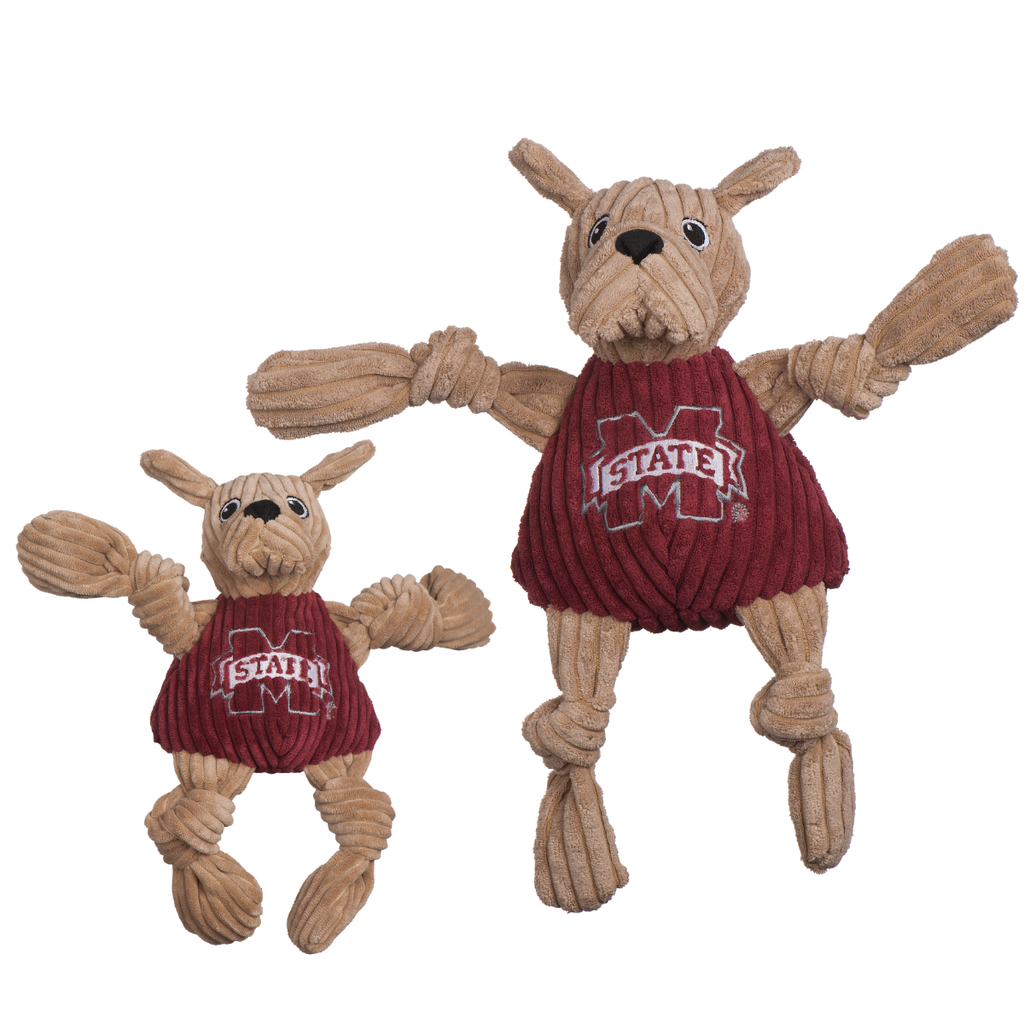 Ncaa Mississippi State University Bully the Bulldog Knottie Plush Dog 
