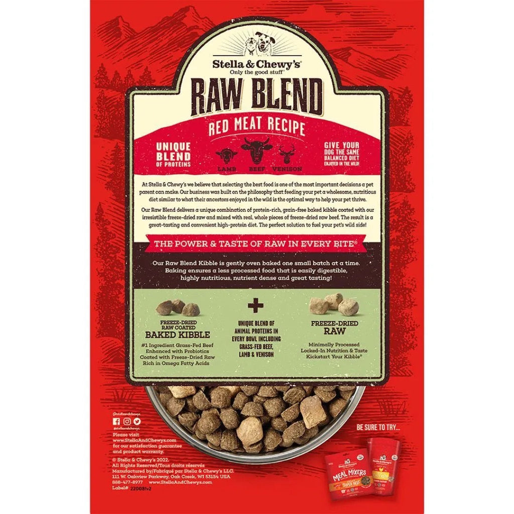 Stella & Chewy’s Raw Blend Red Meat Recipe Dog Food – alternate view 2