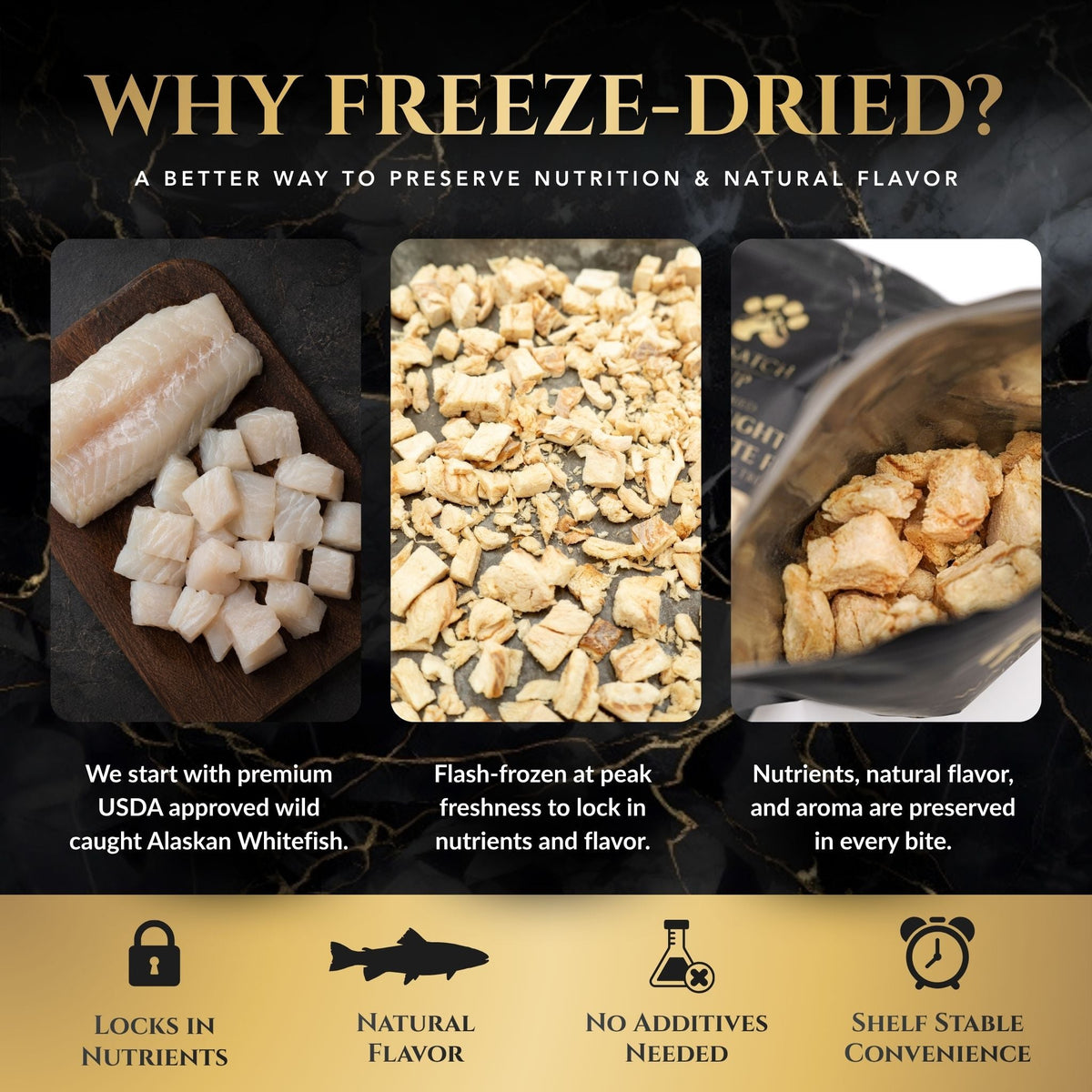 Freeze-Dried Alaskan Whitefish Dog Treats – alternate view 7