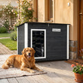 Wooden Dog House Outdoor with Openable Roof – photo 1 of 16