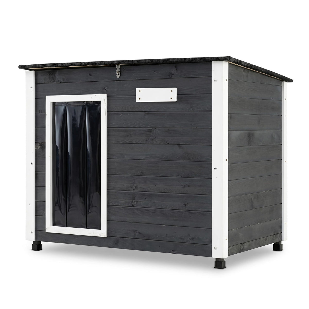 Wooden Dog House Outdoor with Openable Roof – photo 11 of 16