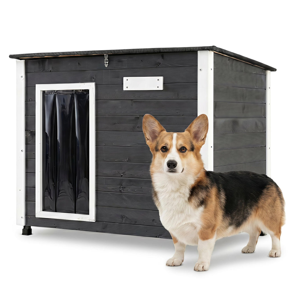 Wooden Dog House Outdoor with Openable Roof – photo 12 of 16