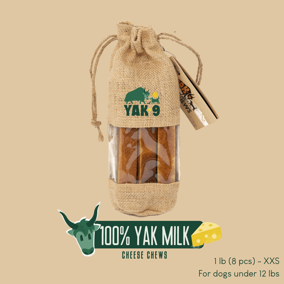 100% Yak Milk Chews for Dogs – alternate view 9