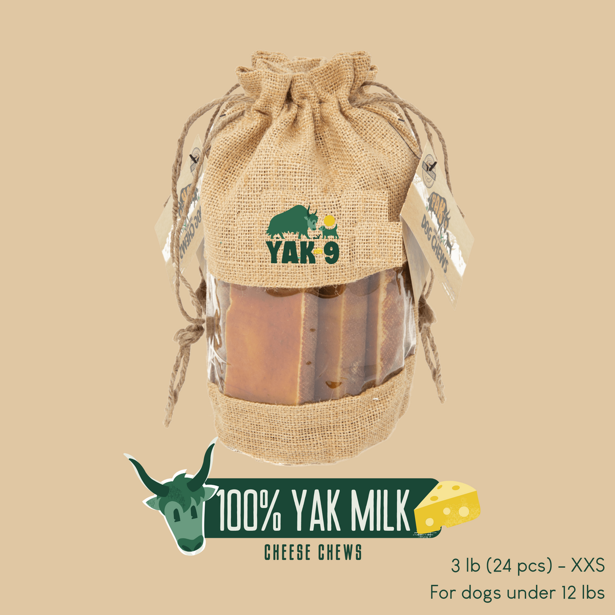 100% Yak Milk Chews for Dogs – alternate view 11