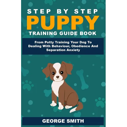 Step-by-Step Puppy Training Guide Book – front view