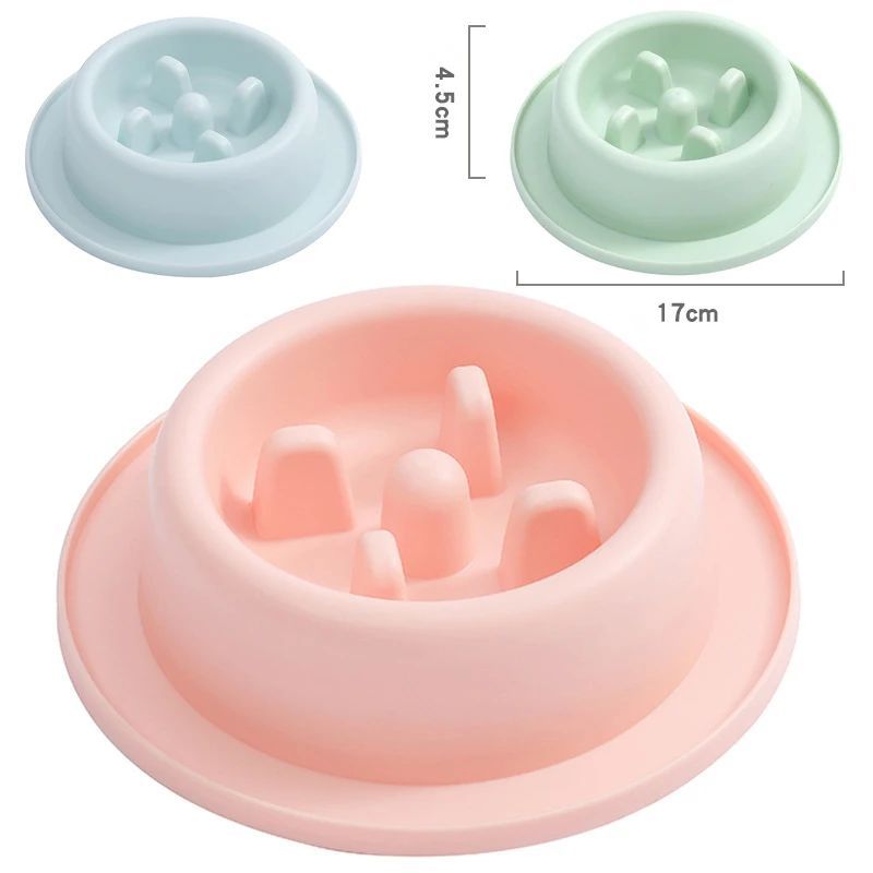 Slow Feeder Bowl for Dogs & Cats – Interactive Anti-Choking Dish – alternate view 2