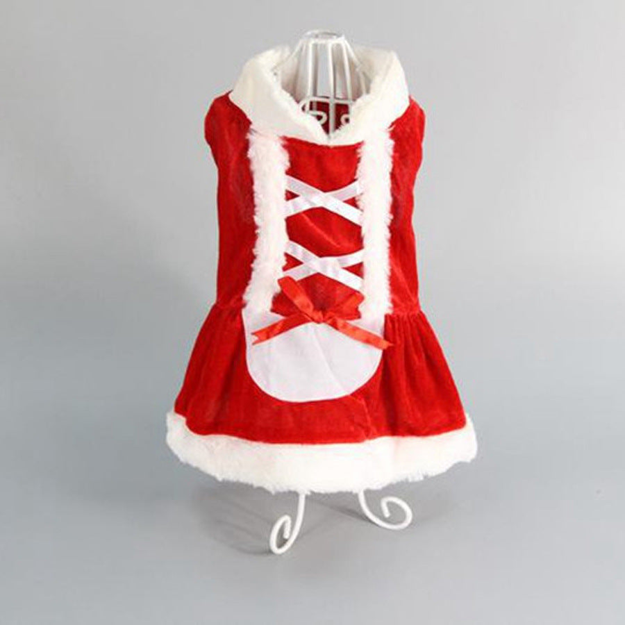 Christmas Plaid Dog Vest and Skirt Small Dogs – photo 7 of 9