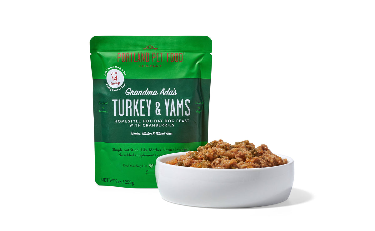 Grandma Ada's Turkey & Yams Human Grade Fresh Pouch: 9 Oz – alternate view 3