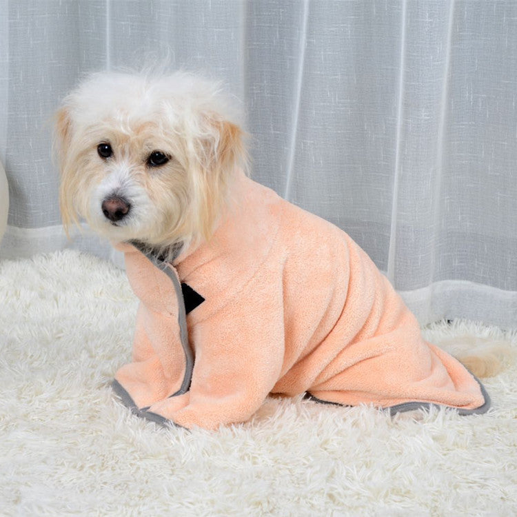 Dog Bathrobe Absorbent Drying Towel Wrap Pet Zen – photo 9 of 13
