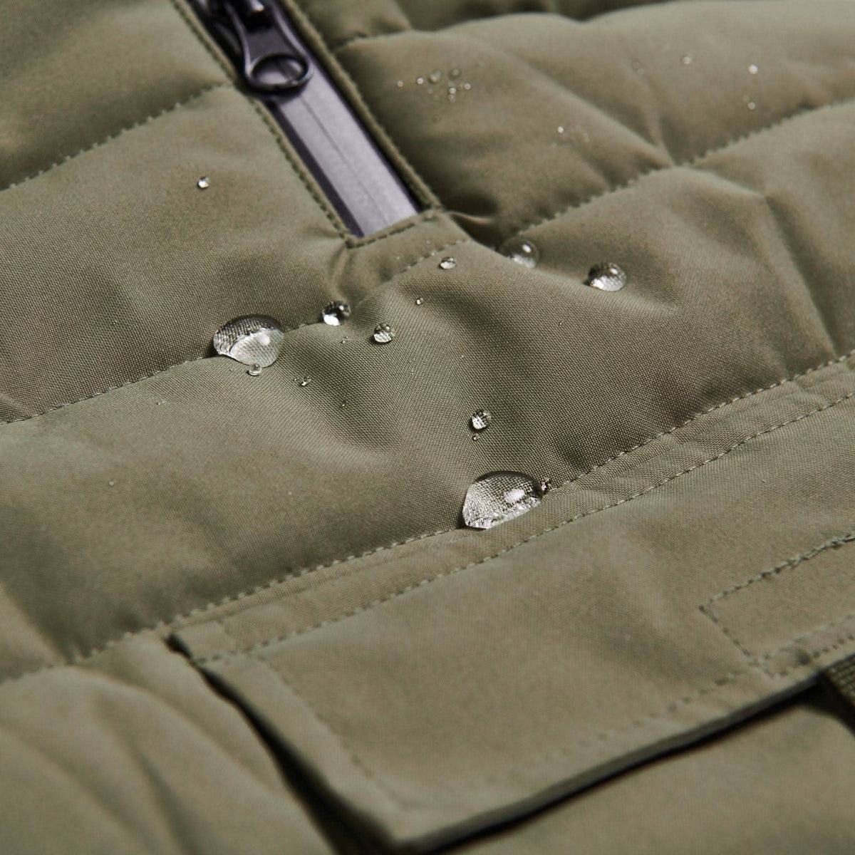 WarmShield Water-Resistant Dog Jacket – Olive – alternate view 7