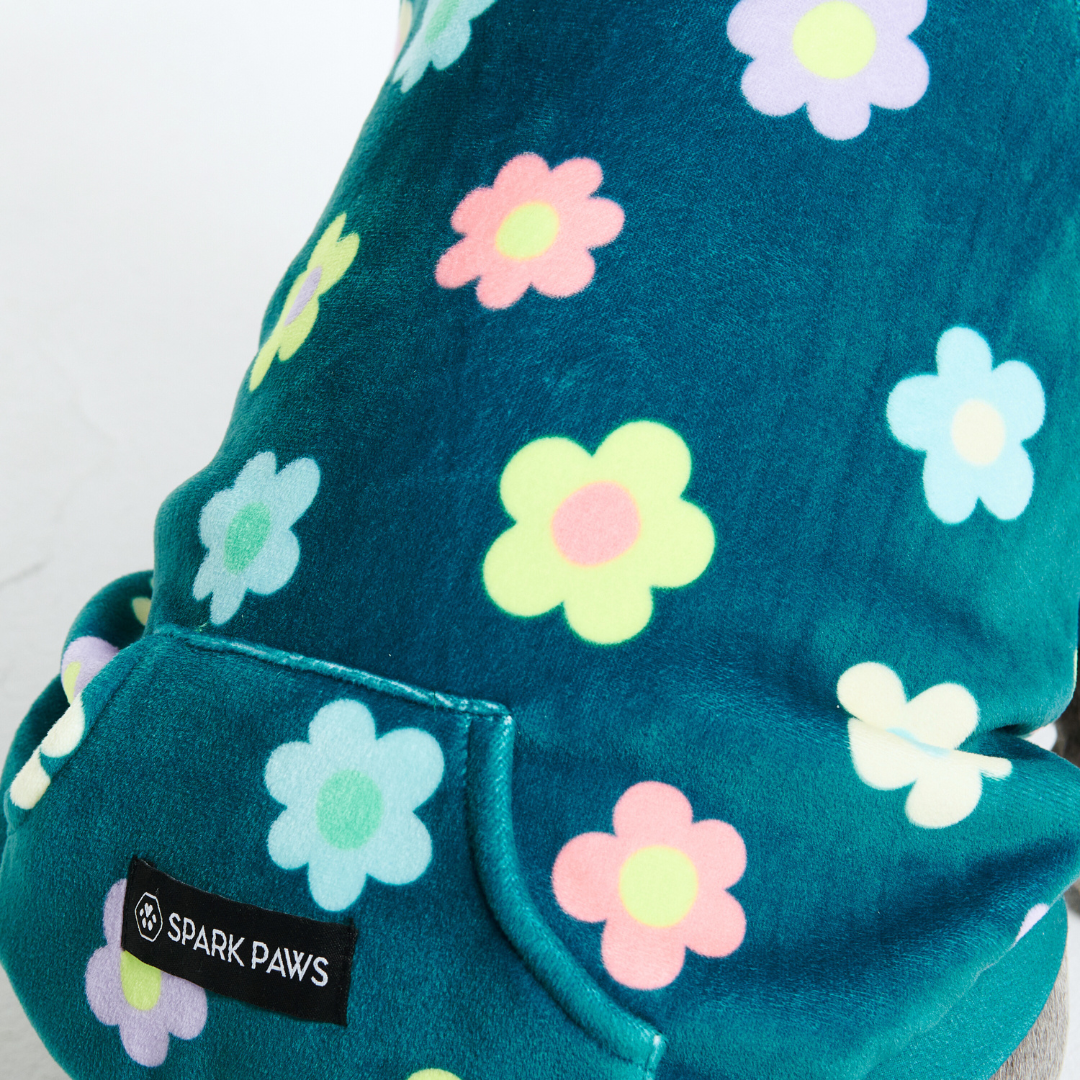 Daisy Dog Hoodie - Green – alternate view 5