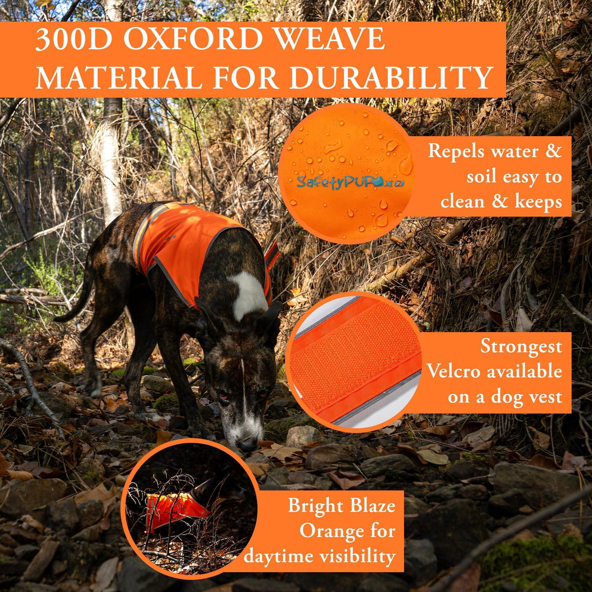 SafetyPUP XD Lite Lightweight Dog Vest S Blaze Orange – photo 4 of 9