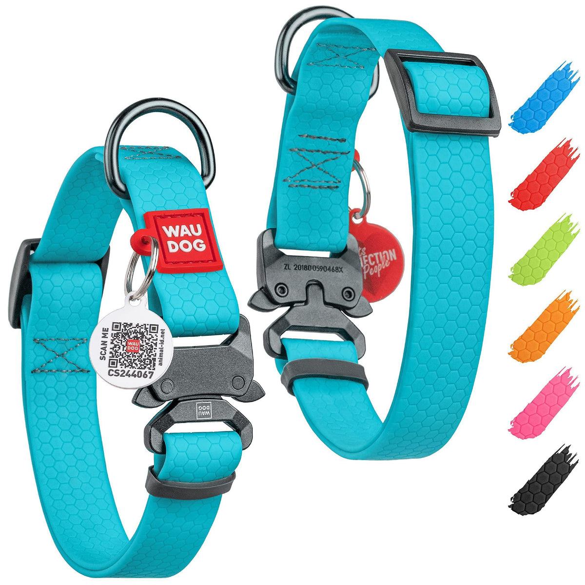 Waterproof Glow Dog Collar Medium 10 to 16 Inch Neck – photo 1 of 5