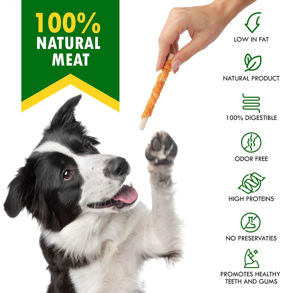 Rawhide Sticks for Dogs Chicken-Wrapped Grain-Free – photo 2 of 7