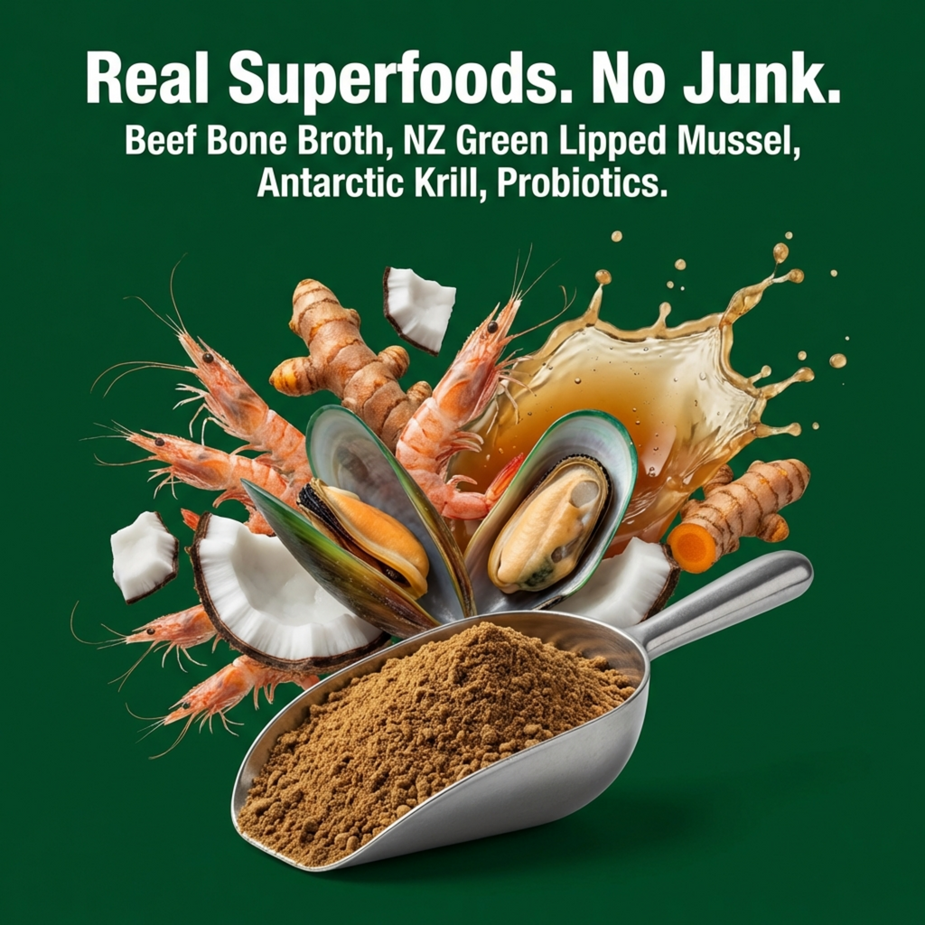 SuperSauce 12-In-1 Multifunctional Probiotic Kibble Topper Powder for Dogs — 60 Scoops, 12.7 oz. (360g) – alternate view 6
