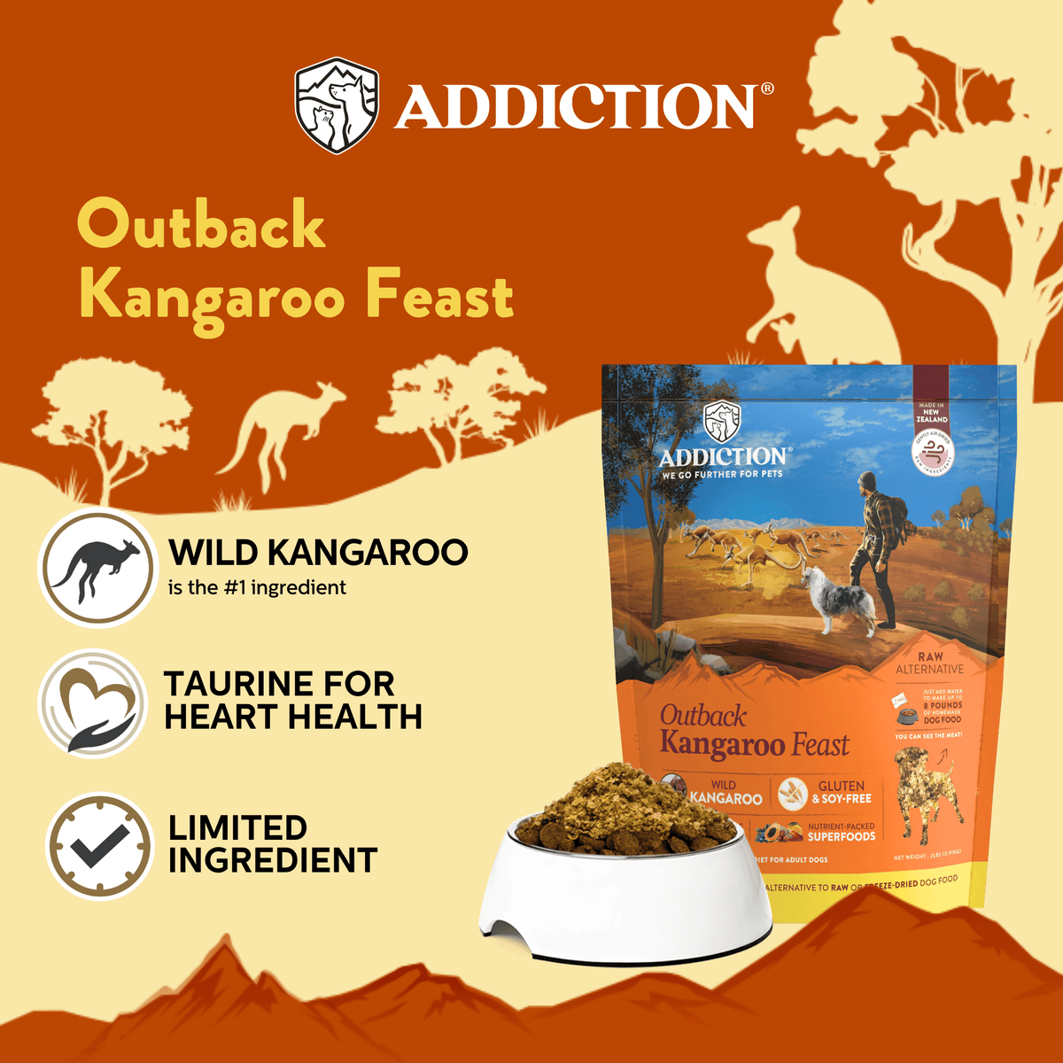 Outback Kangaroo Feast Air-Dried Dog Food – alternate view 2