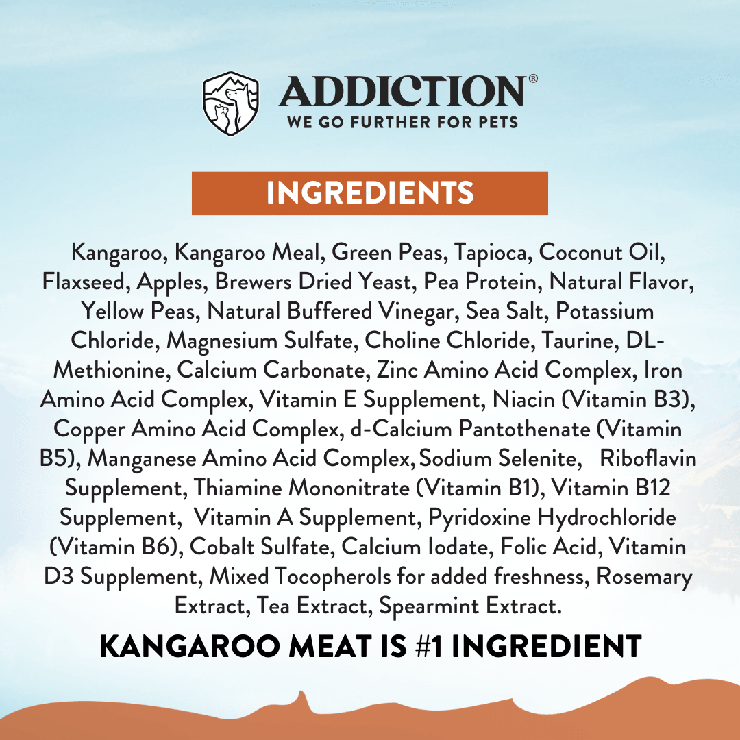 Addiction Wild Kangaroo Dry Dog Food & Meaty Bites Dog Treats Bundle – alternate view 7