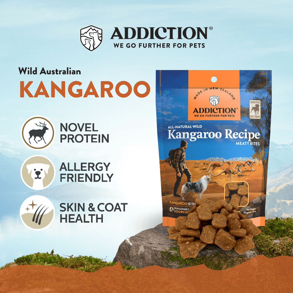 Addiction Wild Kangaroo Dry Dog Food & Meaty Bites Dog Treats Bundle – alternate view 9