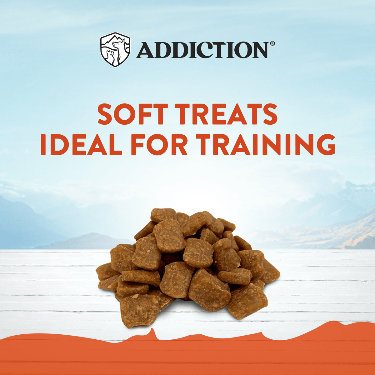 Venison Meaty Bites soft treats ideal for training graphic