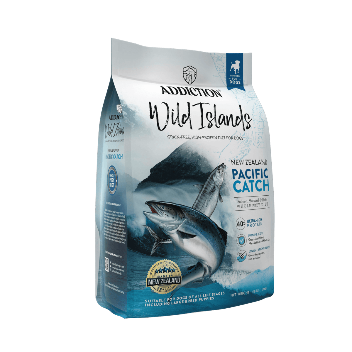 Wild Islands Pacific Catch Premium King Salmon Mackerel & Hoki Dry Dog Food – alternate view 14