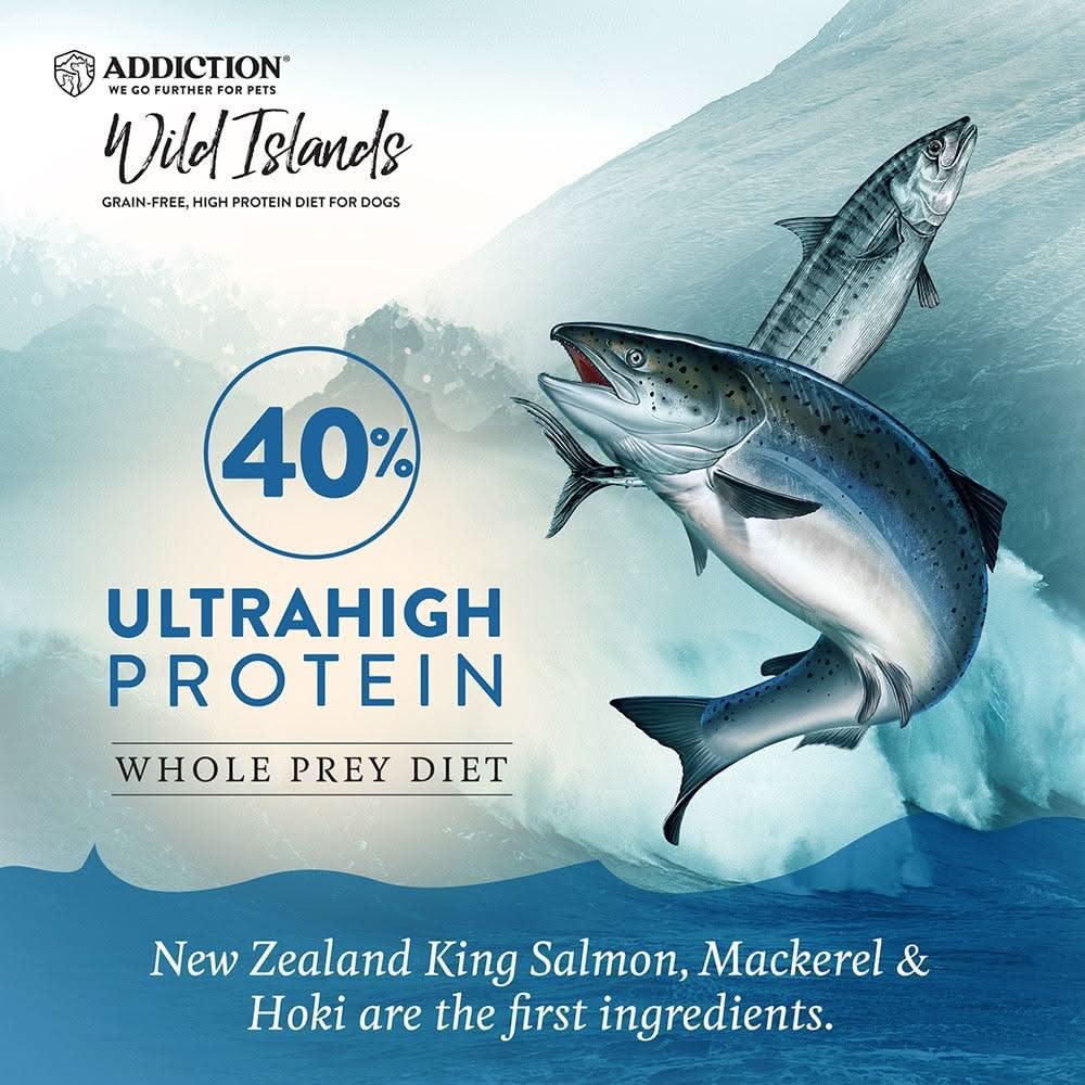 Wild Islands Pacific Catch Premium King Salmon Mackerel & Hoki Dry Dog Food – alternate view 10