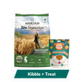 Addiction Zen Vegetarian kibble and Awesome Pawsome Super Pumpkin vegan treats bundle