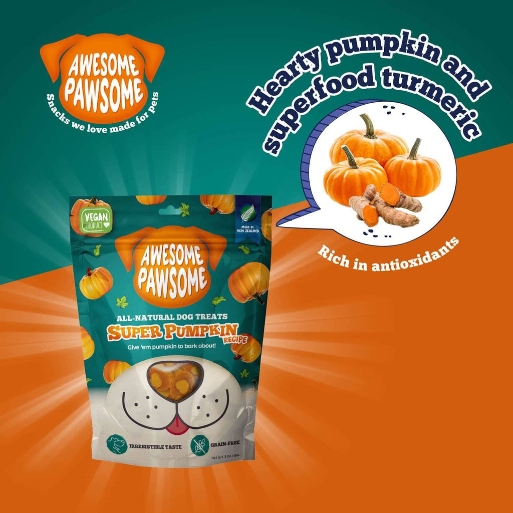 Super Pumpkin treats: hearty pumpkin and superfood turmeric, rich in antioxidants