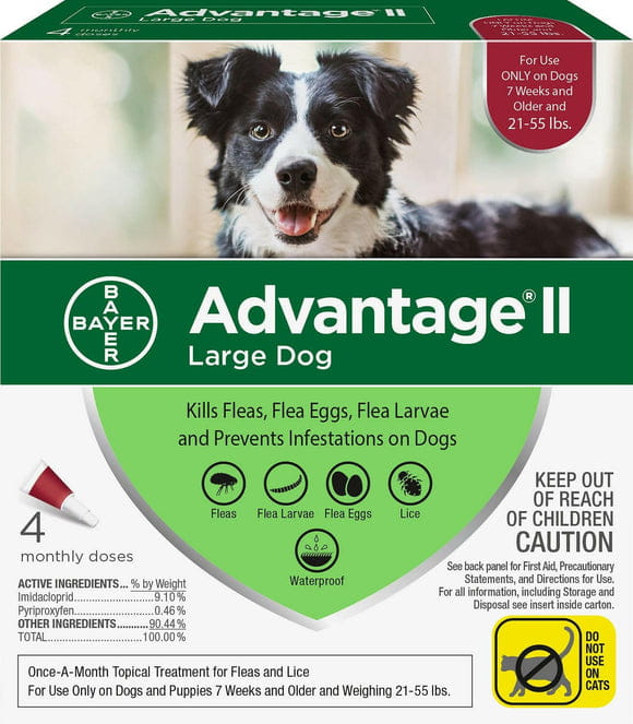 Advantage II Flea Control Large Dogs Red Box – photo 6 of 7