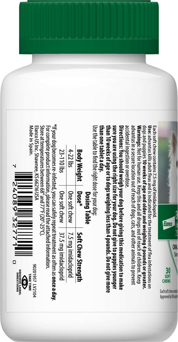 Advantus Oral Flea Treatment Small Dogs Chews – photo 8 of 10
