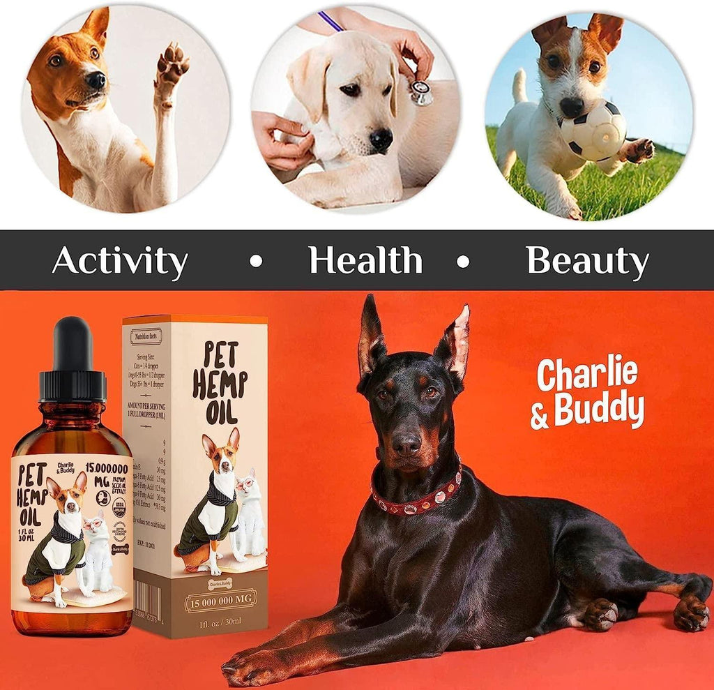 Hemp Oil for Dogs and Cats Omega 3-6-9 Vitamin E – photo 2 of 8